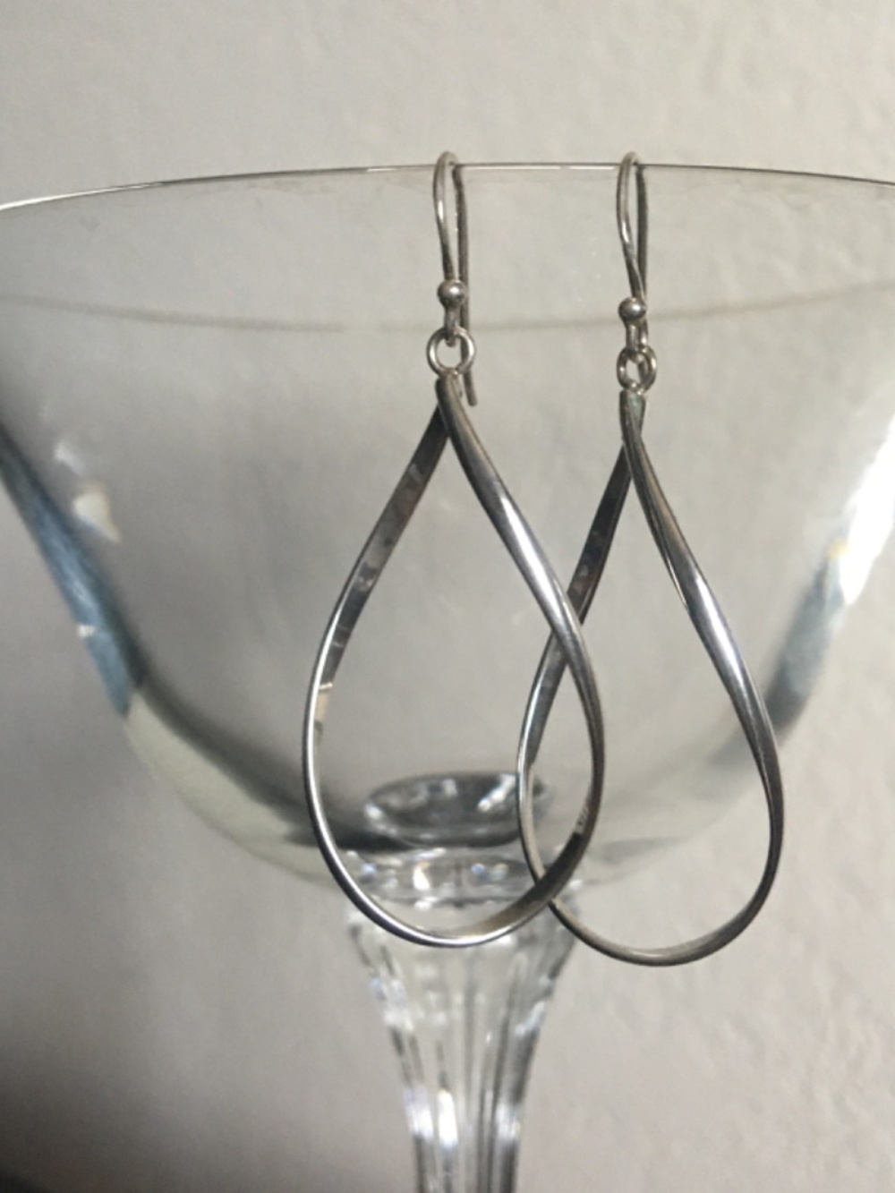 925 Sterling Silver Twisted Boho Dangle Earrings